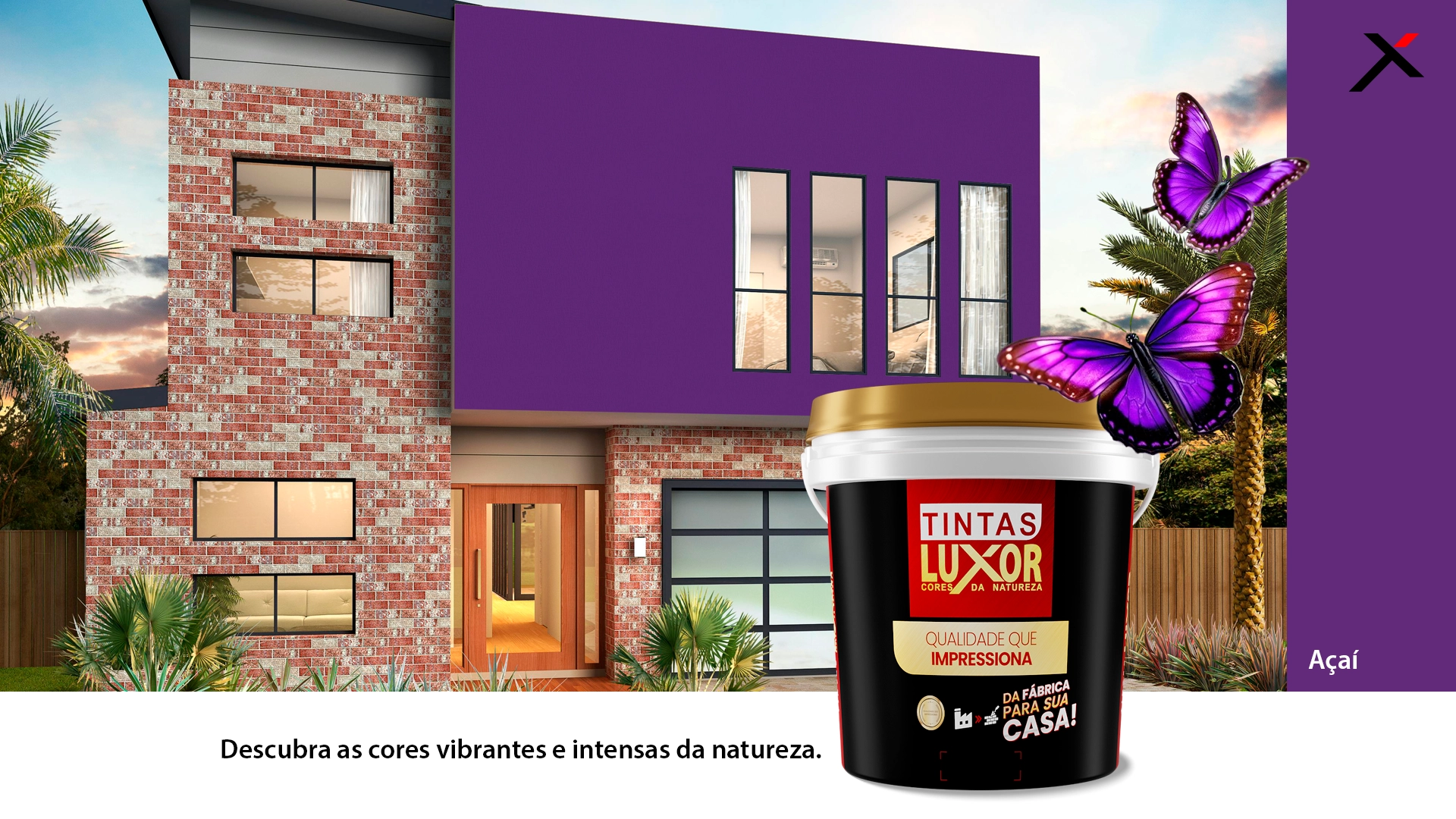 Tinta Premium Acetinado Açaí – Luxor