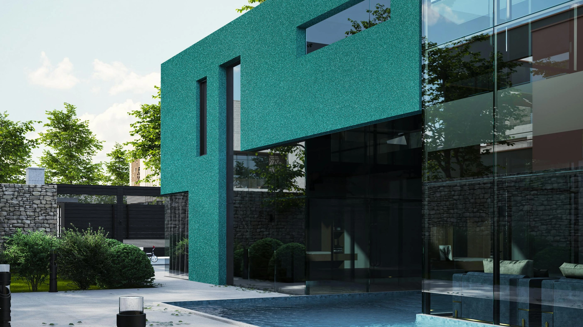 Textura Luxor Microsseixo Medio Verde Jade Intenso