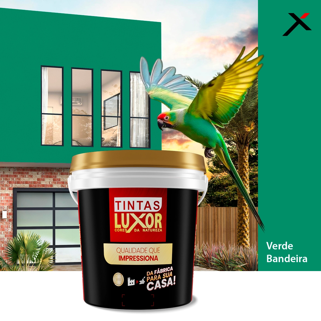 Tintas Luxor Cores da Natureza Verde Bandeira