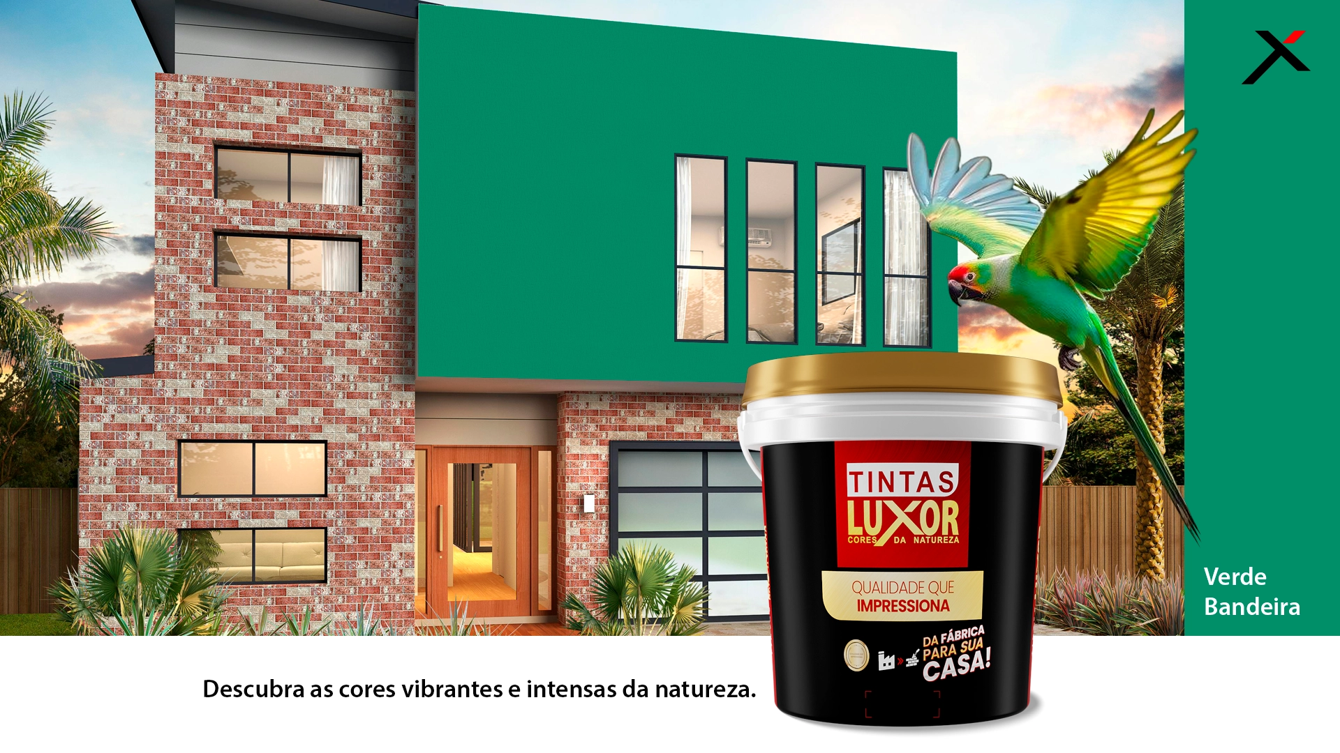 Tintas Luxor Cores da Natureza Verde Bandeira
