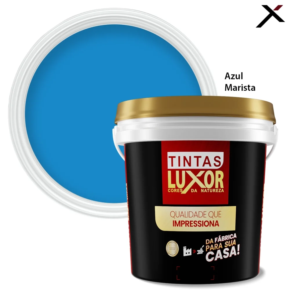 Tinta Premium Acetinado Azul Marista – Luxor