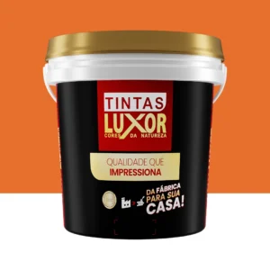 Tinta Premium Acetinado Laranja Escuro – Luxor