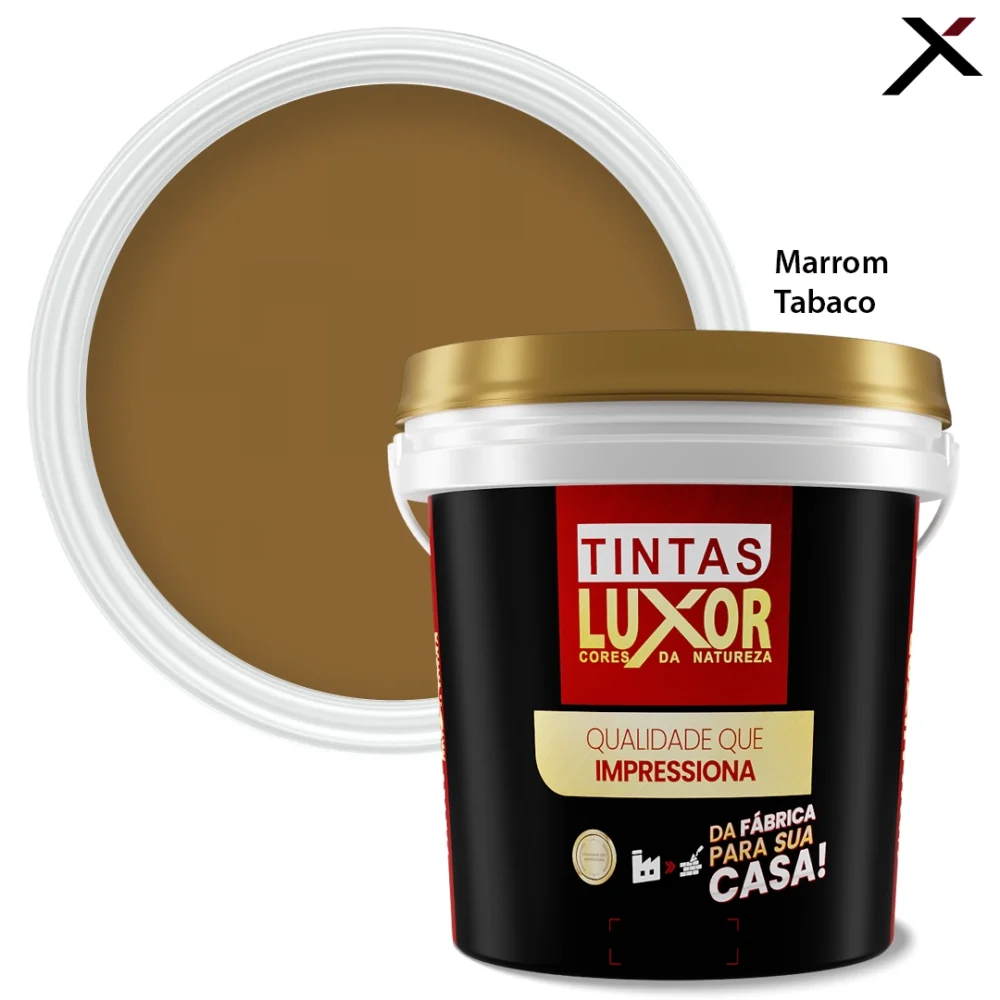 Tinta Premium Acetinado Marrom Tabaco – Luxor