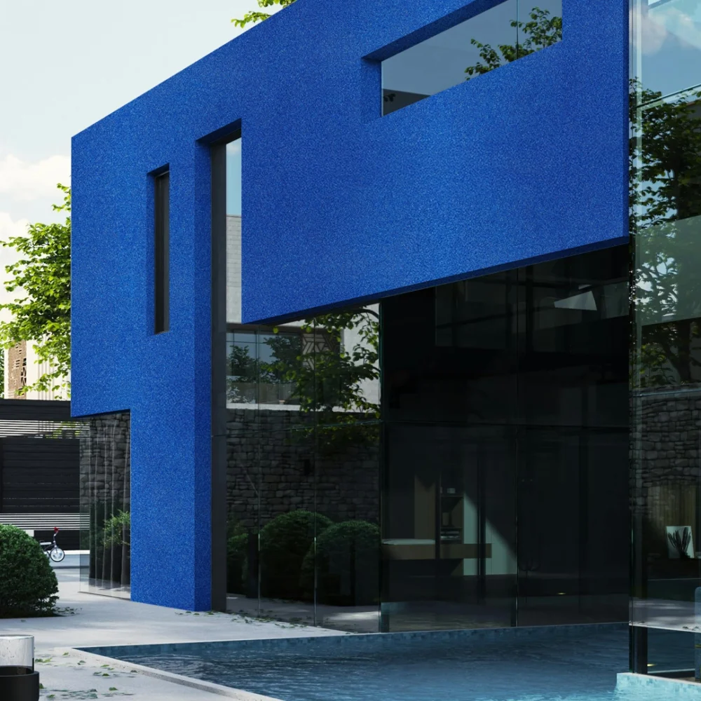 Textura Luxor Microsseixo Fino Azul Índigo Intenso