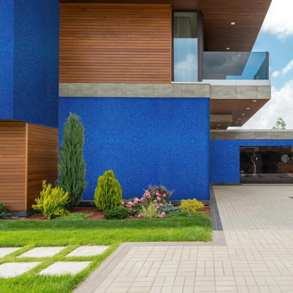 Textura Luxor Microsseixo Fino Azul Índigo Intenso