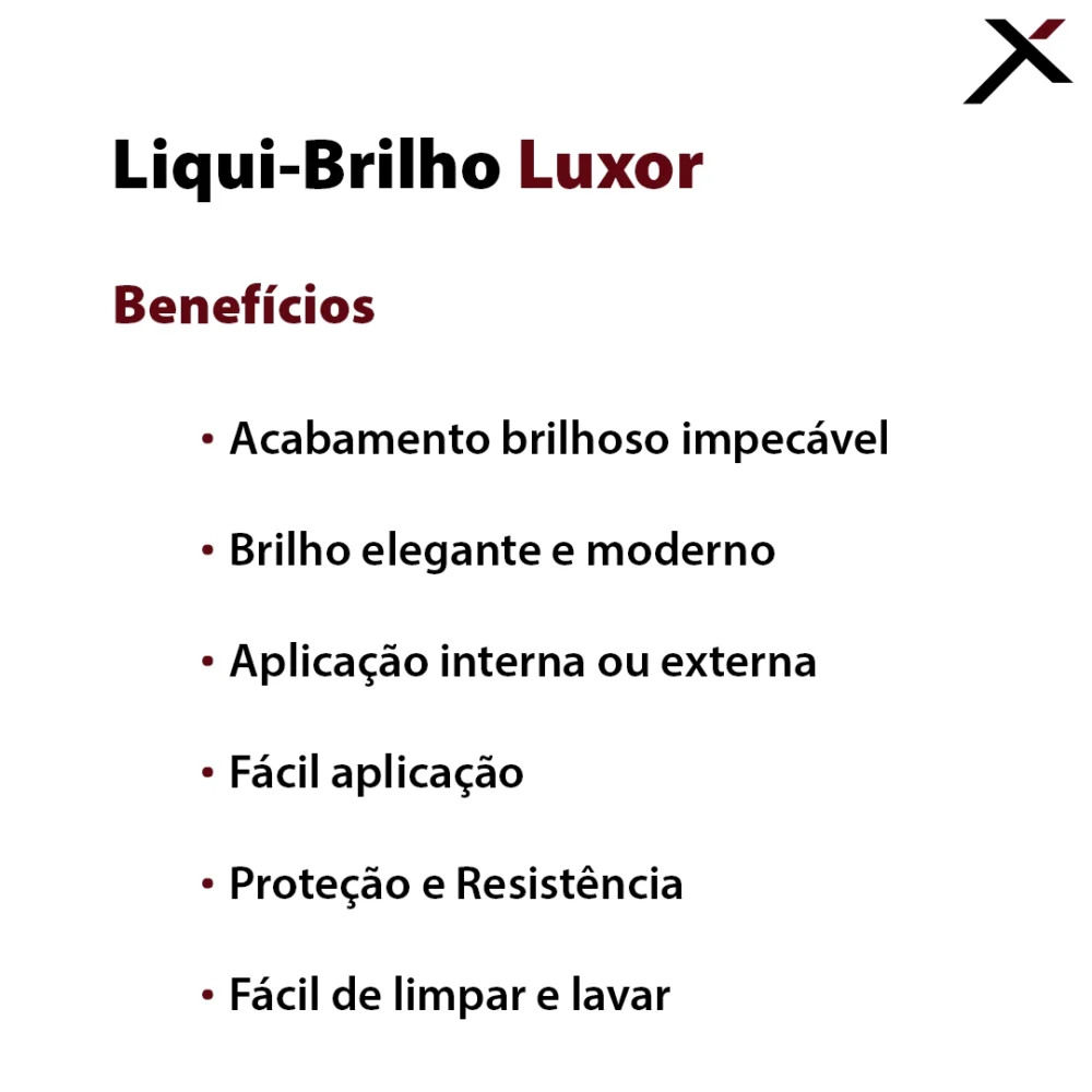 Liqui-Brilho Luxor Benefícios