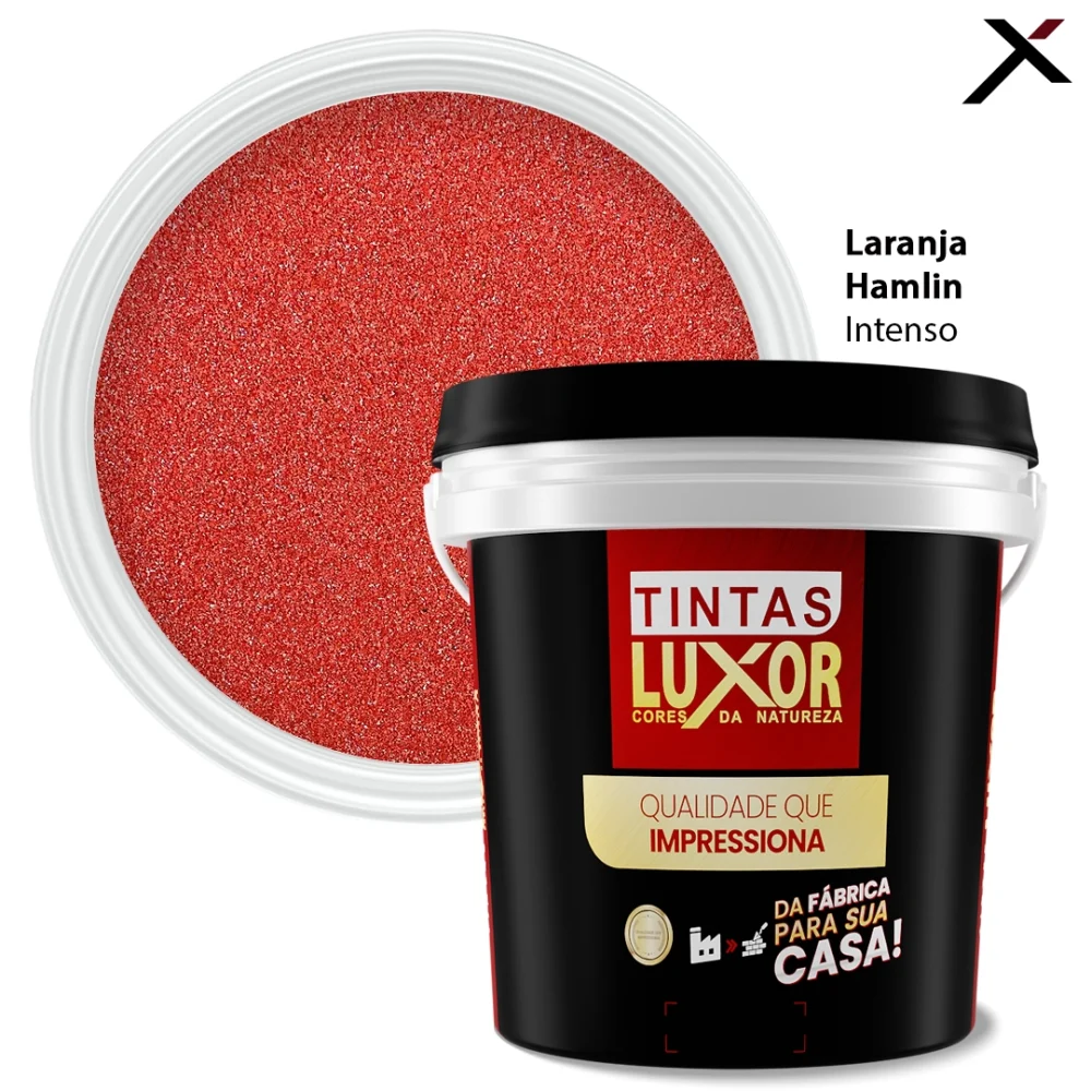 Textura Luxor Microsseixo Medio Laranja Hamlin Intenso