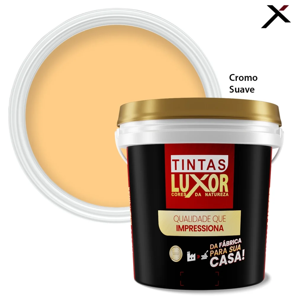 Tinta Premium Semi-Brilho Cromo Suave - Luxor